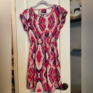 Multi colored mini dress